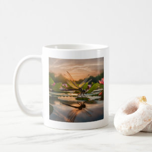 Flying Dragonfly Coffee Mug