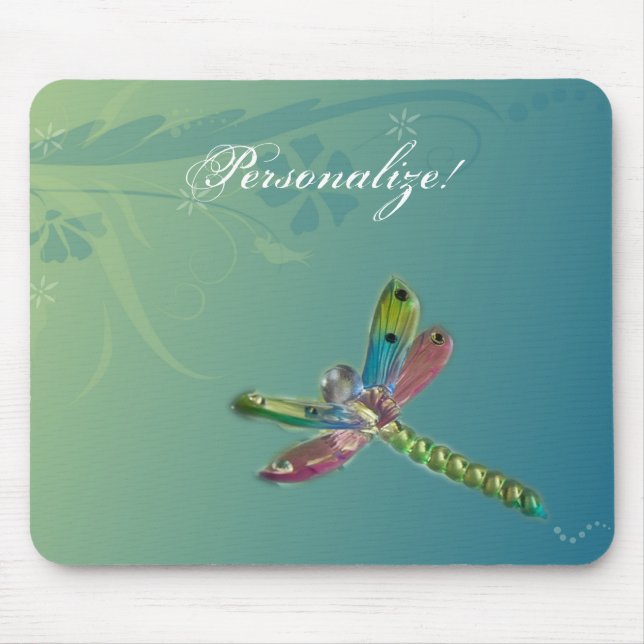 Flying Dragonfly Mousepad (Front)
