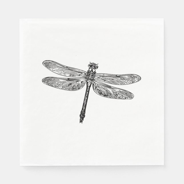 flying dragonfly  napkin (Front)