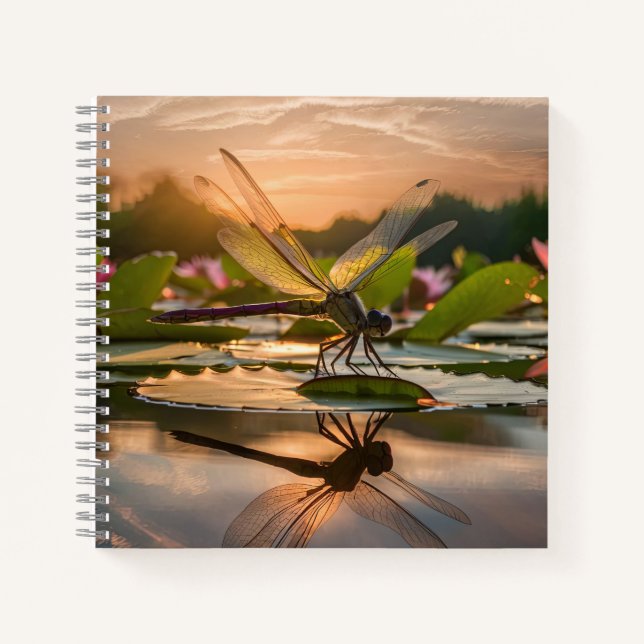 Flying Dragonfly Notebook (Front)