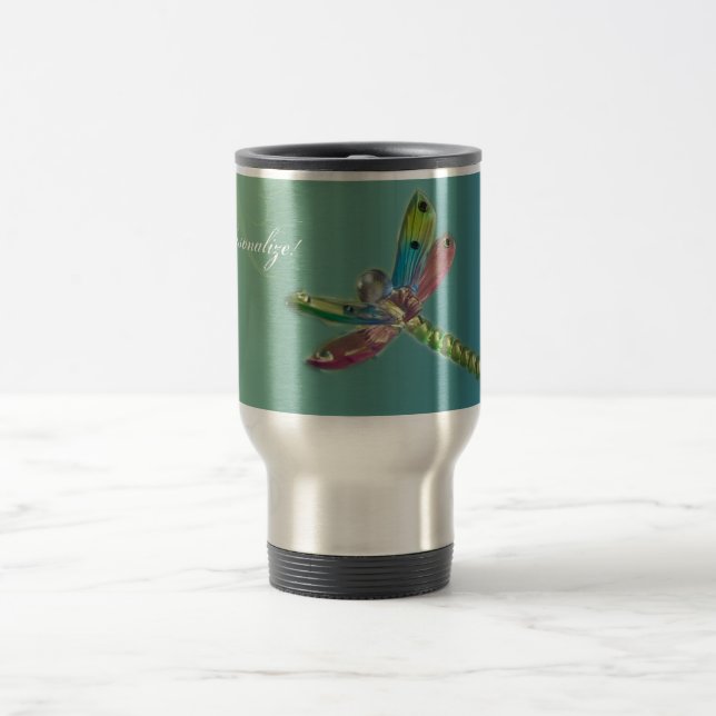 Flying Dragonfly Travel Mug (Center)