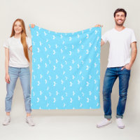 Flying dragons and stars on blue background