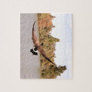 flying duck over water photograph jigsaw puzzle