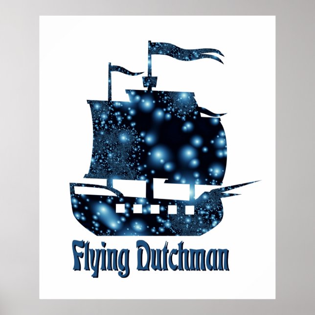 Flying Dutchman ship Poster (Front)