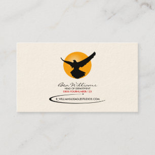 Flying Eagle Business Card (Sun Version 1)