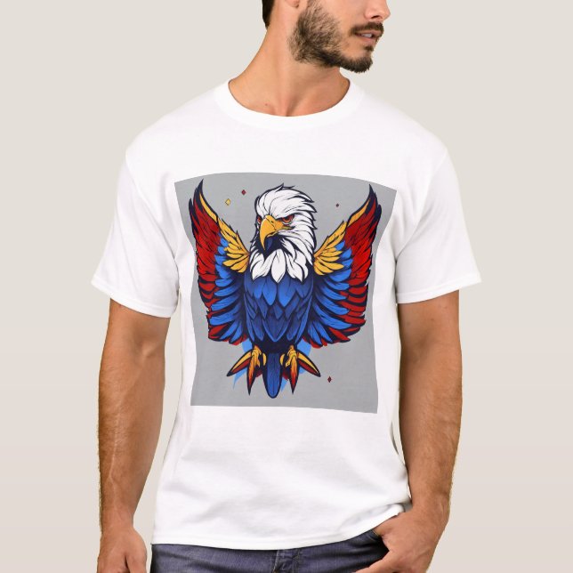 Flying Eagle in the Sky T-Shirt (Front)