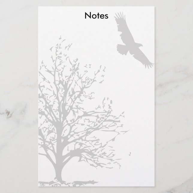Flying Eagle Note Pad Stationery (Front)