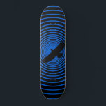 Flying Eagle Skateboard Blue - Custom Colours<br><div class="desc">Eagle Circles - Choose your favourite colours</div>