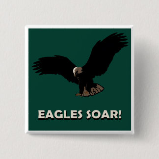Flying Eagle Square 15 Cm Square Badge