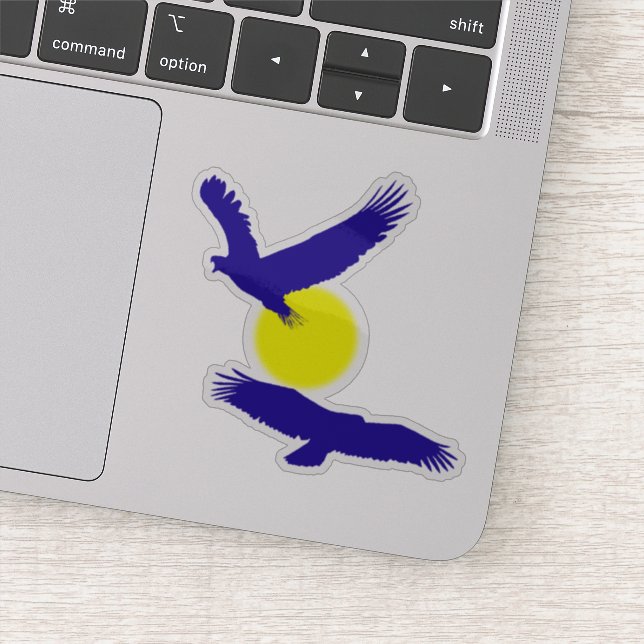 Flying Eagles Silhouette (Detail)