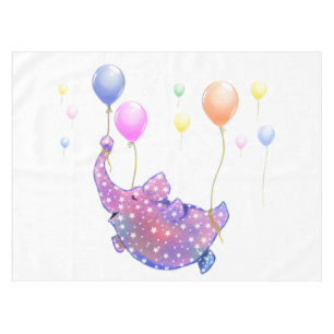 Flying Elephant Tablecloth
