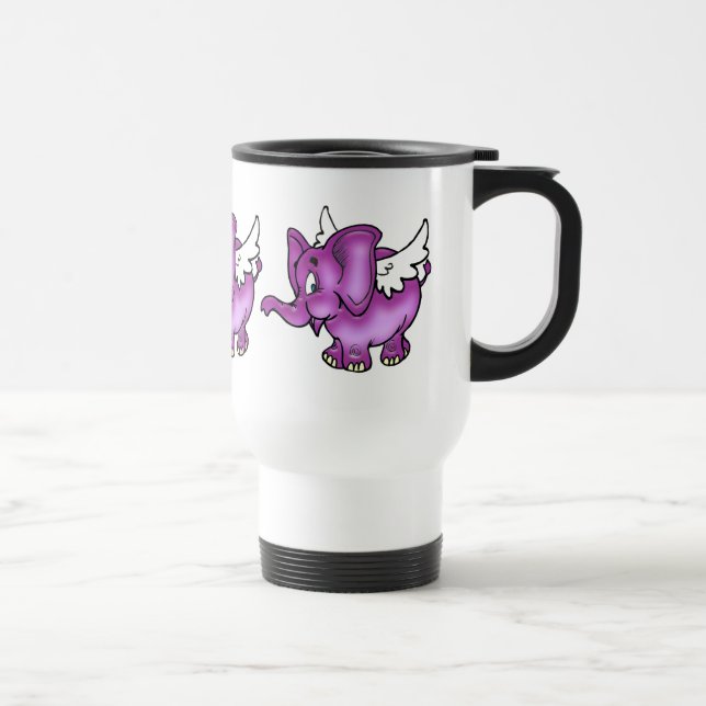 Flying Elephant Travel Mug (Right)