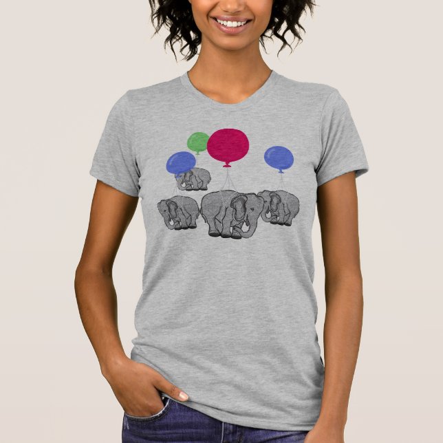 Flying elephants T-Shirt (Front)