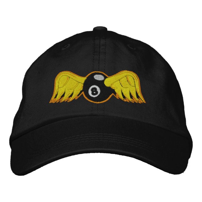 Flying Eye 8 Ball Embroidered Hat (Front)