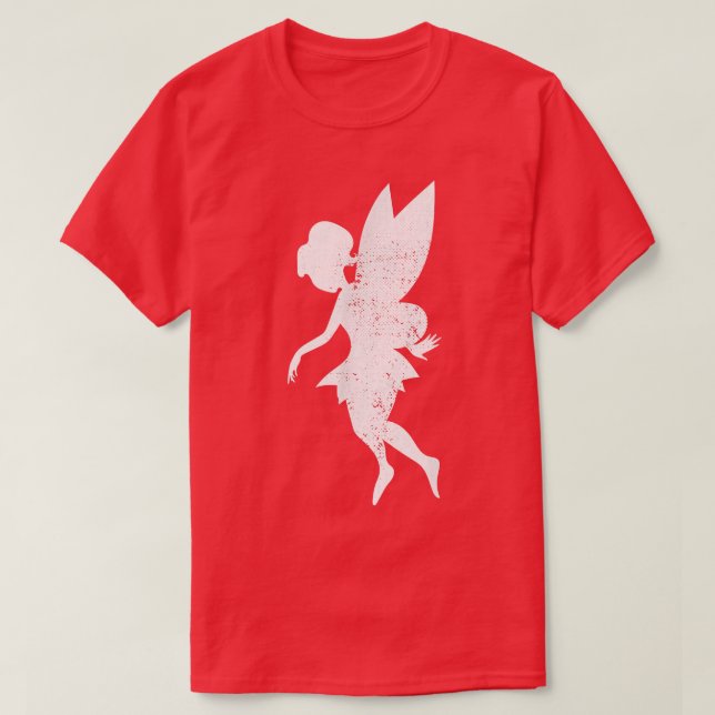 Flying Fairy Funny Fairies Goth Aesthetics Grunge  T-Shirt (Design Front)