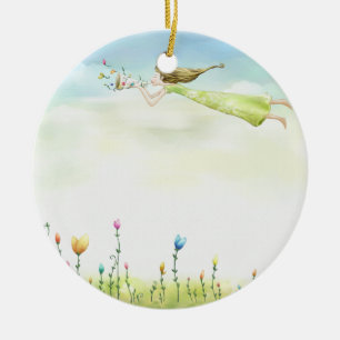 flying fairy ornament