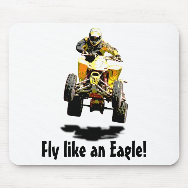 Flying Fast Mouse Mat (Front)