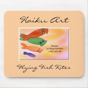 Flying Fish Kites Mouse Mat