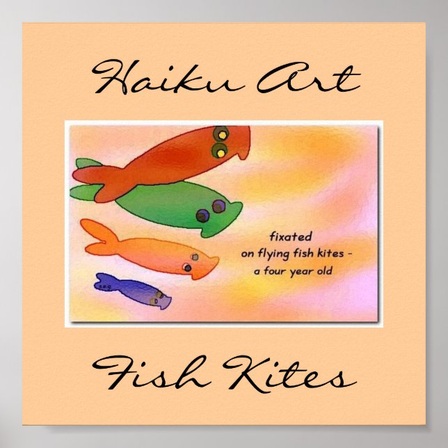Flying Fish Kites Print (Front)