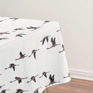 Flying Flamingos Tablecloth (choose colour)