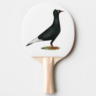 Flying Flight Black Cap Pigeon Ping Pong Paddle