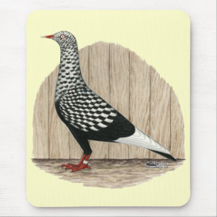 Flying Flight Black Teager Mouse Mat