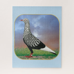 Flying Flight Pigeon and Clouds Jigsaw Puzzle