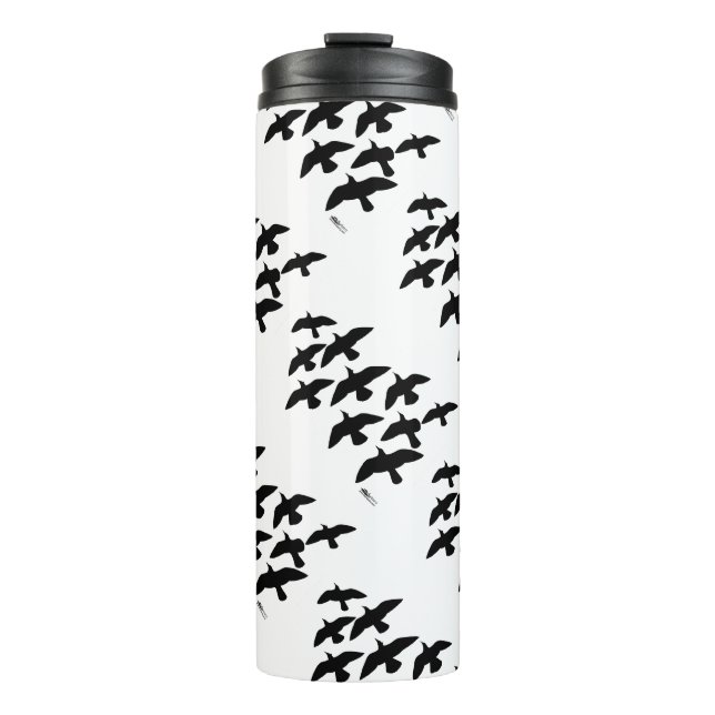 Flying Flight Pigeons Thermal Tumbler (Front)