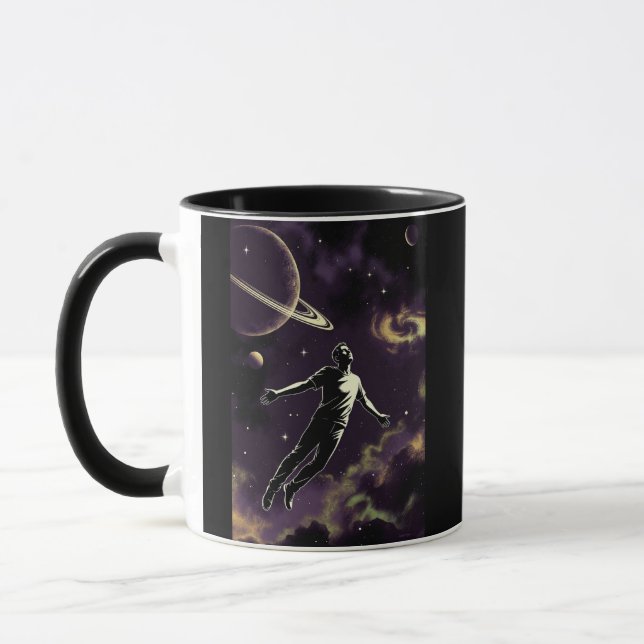 Flying For Photons right hand combo mug  (Left)