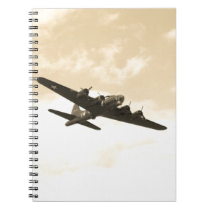 Flying Fortress In Flight Notebook