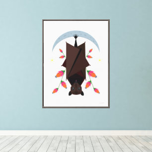 Flying Fox 24x32 Stretched Canvas Giclée Print