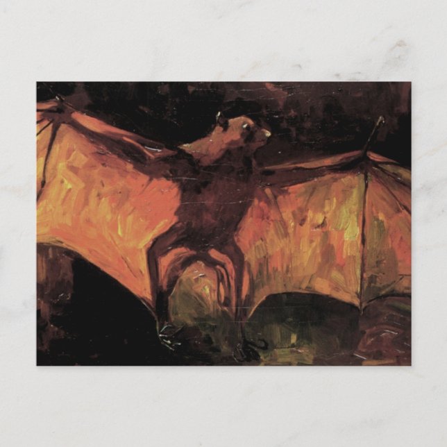 Flying Fox Bat by Vincent van Gogh Postcard (Front)