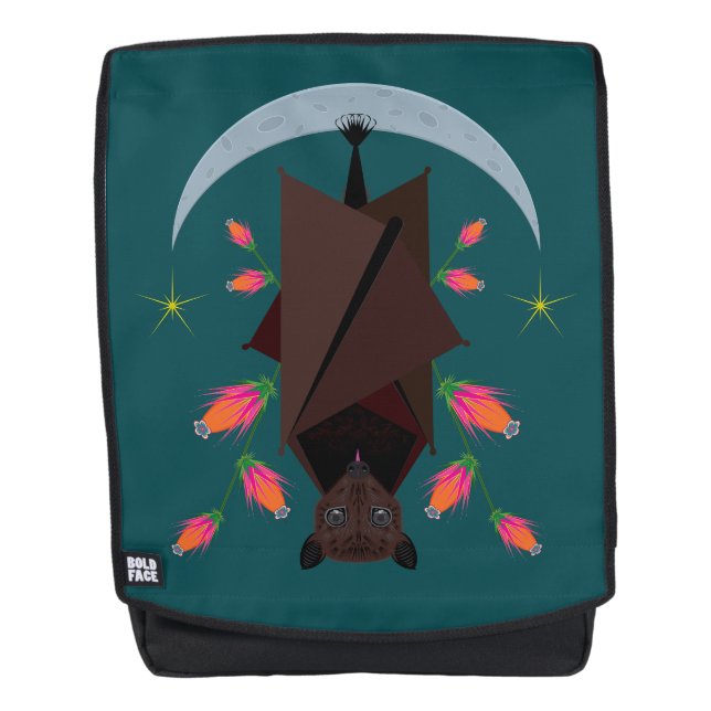 Flying Fox Teal Backpack (Front)