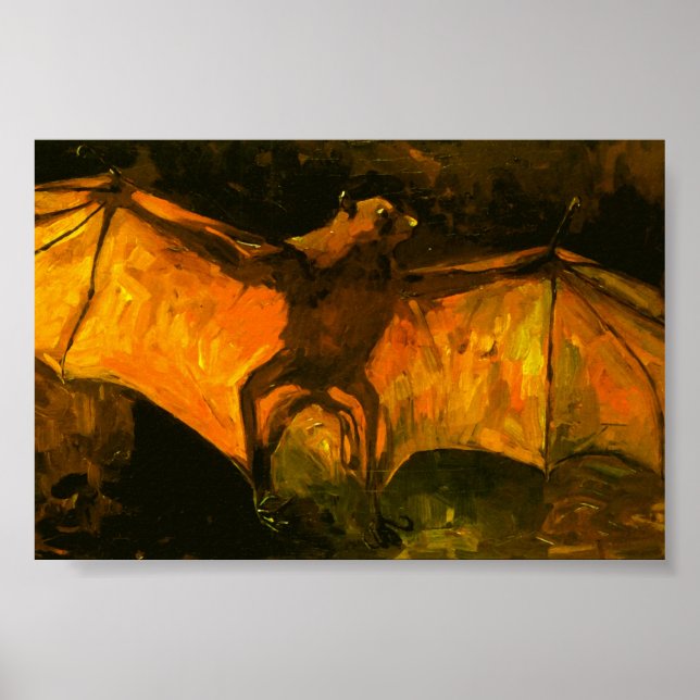 Flying Fox Van Gogh Fine Art Painting Poster (Front)
