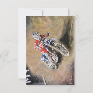 Flying Francesca #116 by Mario Rosetti Invitation