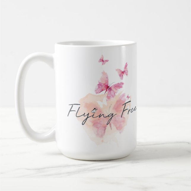Flying Free Coffee Mug (Left)