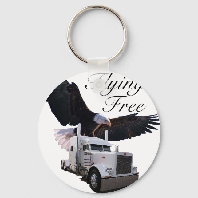 Flying Free Key Ring (Front)
