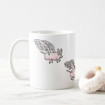 "Flying Future Bacon" Coffee Mug