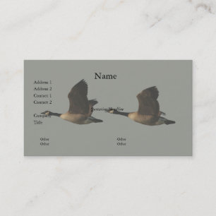 Flying Geese Business Card