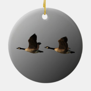 Flying Geese Ceramic Tree Decoration