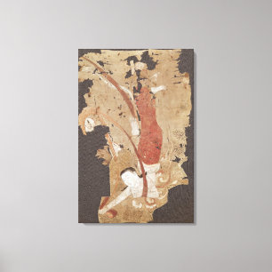 Flying genie or, Apsaras, from Dunhuang Canvas Print