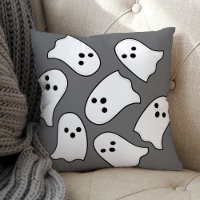 Flying Ghost Grey and White Halloween