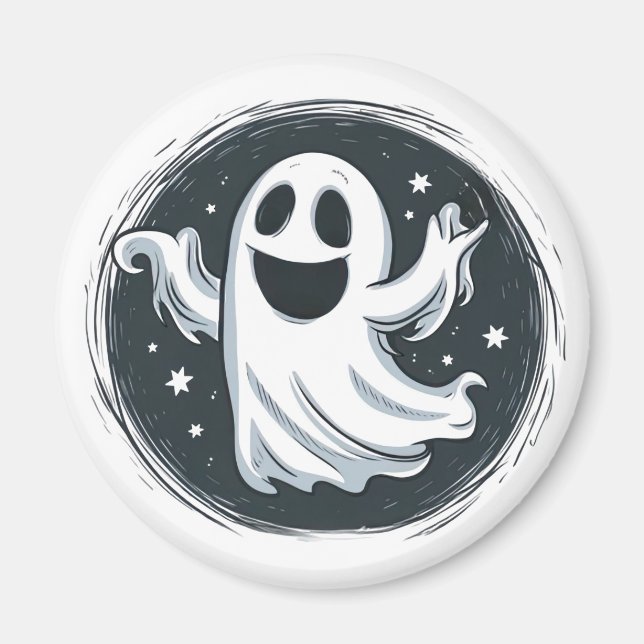 Flying Ghost Magnet (Front)