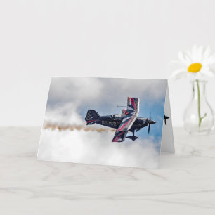 Flying Girl Birthday Card