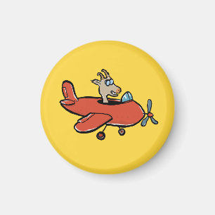 flying goat magnet