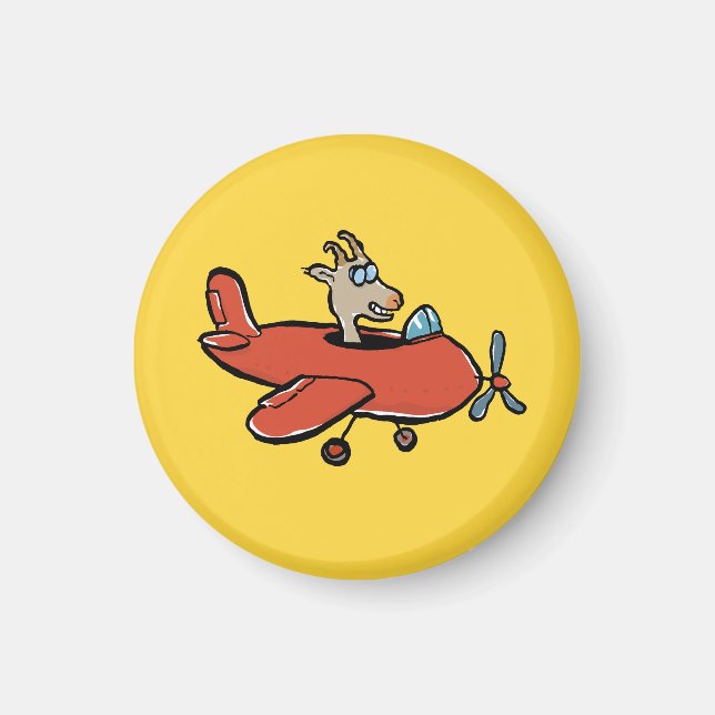 flying goat magnet (Front)