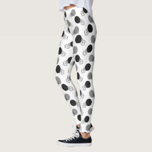 Flying Golf Ball Golfer Golfing Speed Moving Leggings