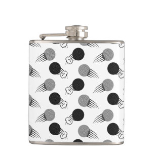 Flying Golf Balls Golfer Gift Golfing Speed Moving Hip Flask