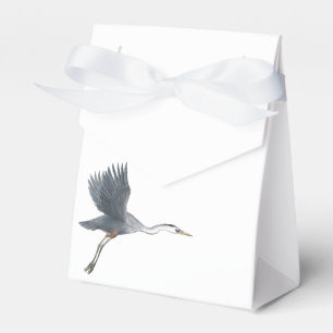 Flying Great Blue Heron Favour Box