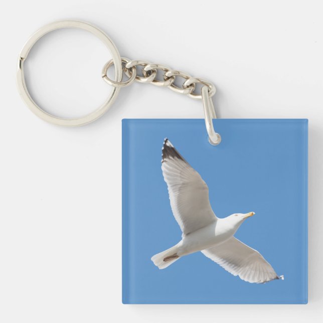 Flying gull key ring (Front)